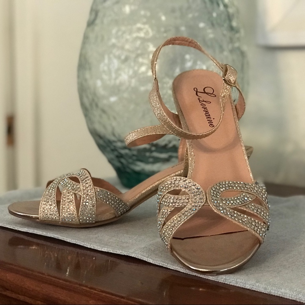 Women's L Lorraine Vanessa Open Toe Heel